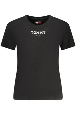 Tommy Hilfiger T-shirt Maniche Corte Donna Nero