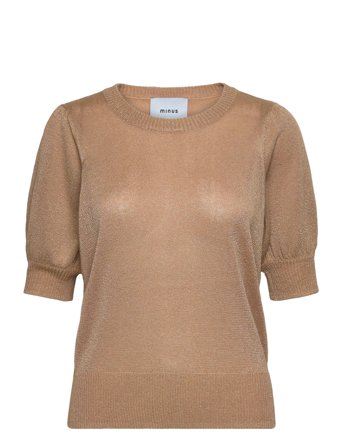 Minus | Msliva Puff Sleeve Metallic Knit Pu | L