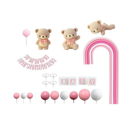 23x Karhu Kakun Koristeet Pienet Maisemakoristeet Asettelu Koristeet