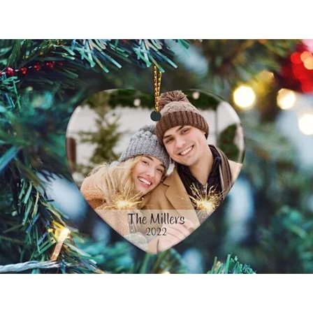 Joulukoristeet Ripustuskoristeet Mukautetut Valokuvat Henkilökohtainen Vuosipäivälahja Joulutarvikkeet Uudet Joululahjat 2023