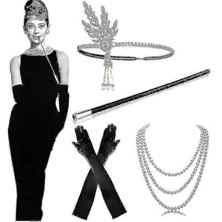 1920-tals Tillbehör Kostym Damset