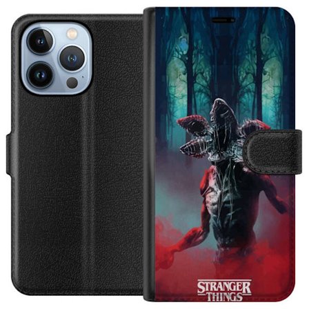 Kompatibelt Plånboksfodral till Apple Apple iPhone 13 Pro Stranger Things Netflix 80-tals mystik skräck