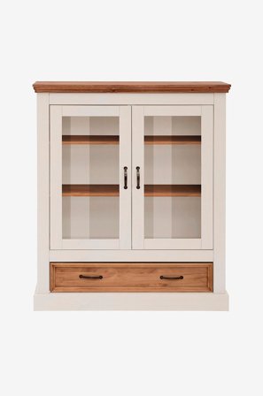 Loft24 - Vitriinikaappi Matala Selma - Valkoinen - Kaapit - - Homeroom