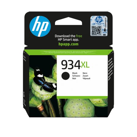 HP 934XL - Høy ytelse - svart - original - blekkpatron - for Officejet 6812, 6815, 6820; Officejet Pro 6230, 6230 ePrinter, 6830, 6835