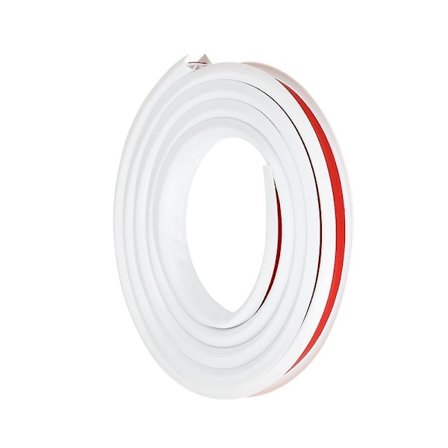 2/5m selvklæbende PVC kantbåndstrimmel forseglingstape 16/18mm U-formet strimmel til møbelskabsskrivbordskantbeskytter