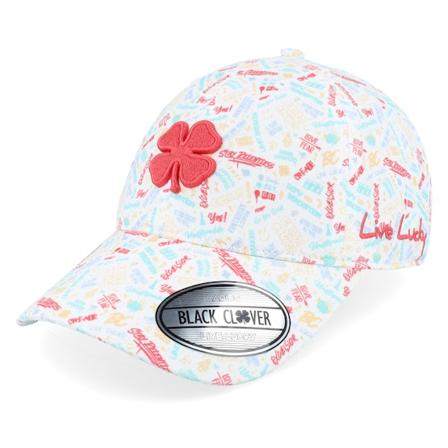 Black Clover - Weiss unconstructed Cap - Tagger 2 White/Paradise Pink Dad Cap / Unconstructed @ Hatstore