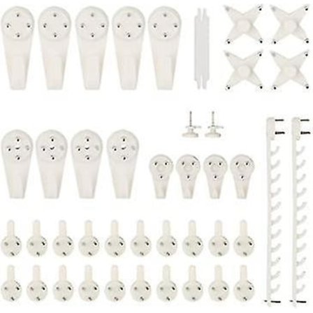 43 stk. Sporløse Usynlige Hængekroge Multifunktion