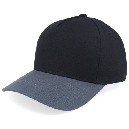 Equip - Svart adjustable Keps - Blank Black/Dark Charcoal A-frame Adjustable @ Hatstore