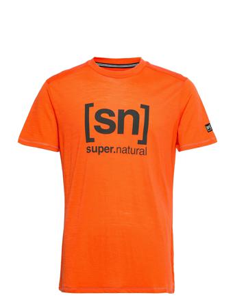 M Logo Tee Orange Super.natural