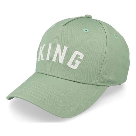 King Apparel - Grön adjustable Keps - Staple Curved Peak Mint Adjustable @ Hatstore