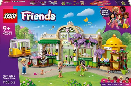 Lego Friends Plantecafé og blomsterbutik Byggesæt til rolleleg 42671, Børn & Forældre, Motorik & Bevægelse, Klodser Og Stabletårne