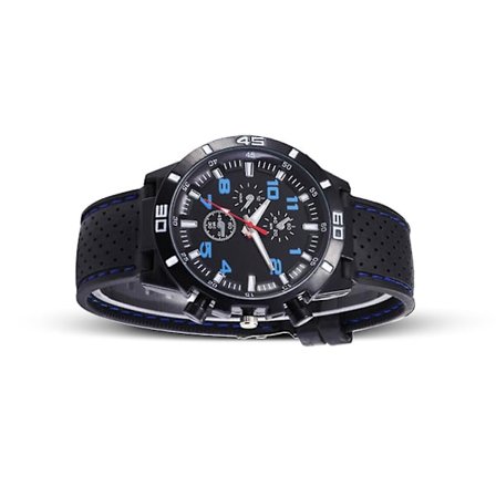 Manns Plast Speiloverflate Klokke Business Sports Legering Hus