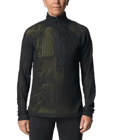 Houdini W's Pace Flow Half Zip True Black