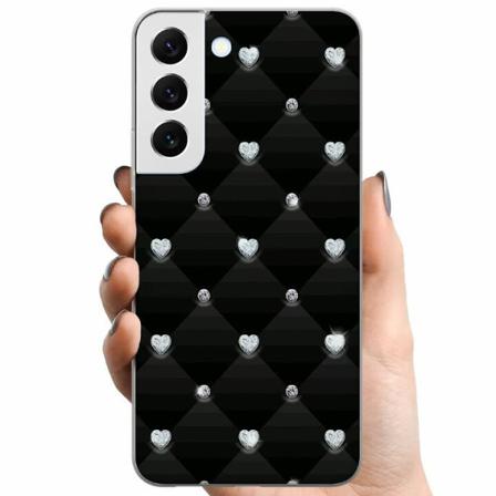 Samsung Galaxy S22+ 5g Tpu Mobilskal Bling Heart
