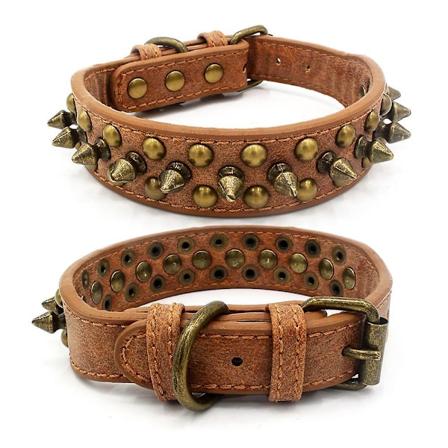 Pigg-krage for hund - Beskytter hundens hals, ideell for store, mellomstore og små hunder