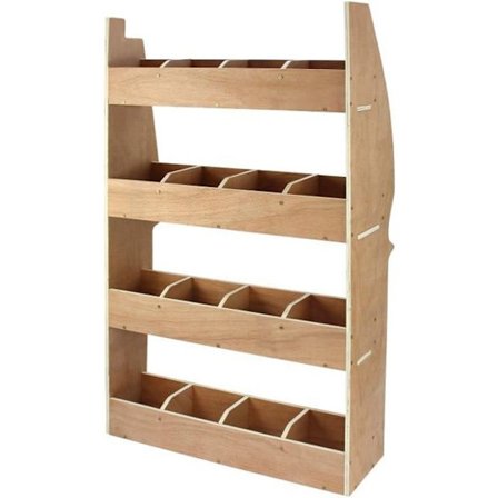 Förvaringshyllor - Peugeot - Partner II SWB - Plywood - 116cm x 67.5cm x 28.5cm - Brun