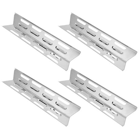 Rustfrit Stål Gasgrill Varmeplade Telt Deflektor Brænder Beskyttelsessæt