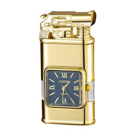 Double Fire-präglad watch Lighter Multi-Use Vintage Lighter Present för födelsedag