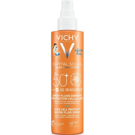 Vichy Capital Soleil Solare Spray Dolce Bambini Texture
