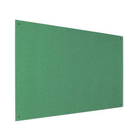 Recycled fire-retardant noticeboard, 2400x1200 mm, green
