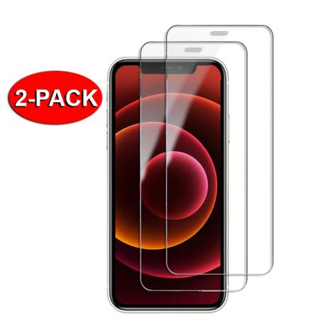 2-pak - iPhone Xs MAX skærmbeskytter i hærdet glas