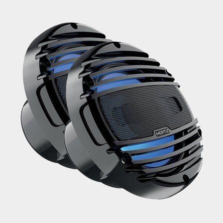 Marine coaxial speaker Hertz HMX 6.5-LD-TC, 6.5", 150 W, black, for flush mounting, 2-pack