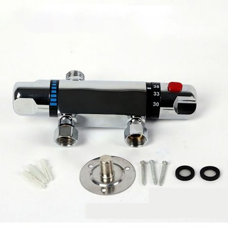 Exponerad Bar Duschblandare Badrumskran LEGERING LEGERING Alloy