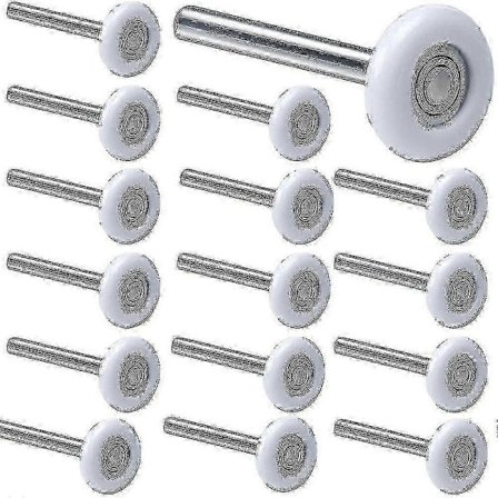 12 kpl 2 tuuman autotallin ovirullia, 6200zz laakeri nylon autotallin ovi, koti- ja kaupalliseen käyttöön