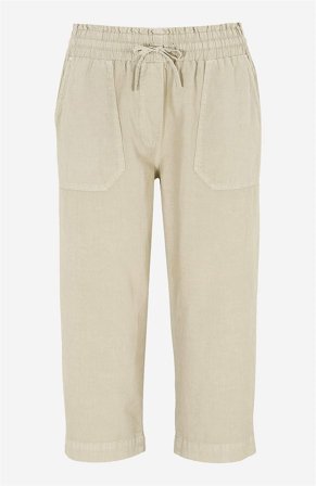 Cellbes of Sweden - Capribuksen i vasket bomull i beige for damer i størrelse 34