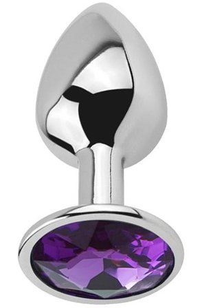 Afterdark Purple Amethyst Anal Plug M Analplugg metall - Blushme.se