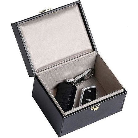 Faraday Boks Med 2 Signalafskærmende Poser, Tyverisikker Bilnøgleboks