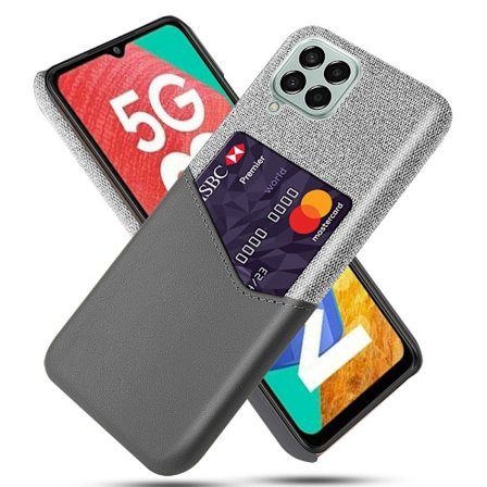 Bofink Samsung Galaxy M33 5G korttikotelo - Harmaa