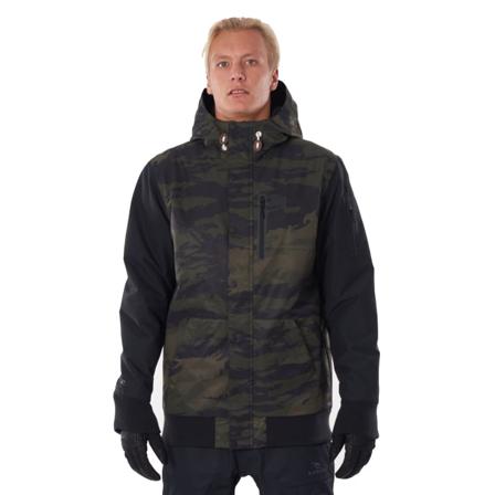 Rip Curl Men's Traction Snow Jacket Men unlined ski jackets Green XL
