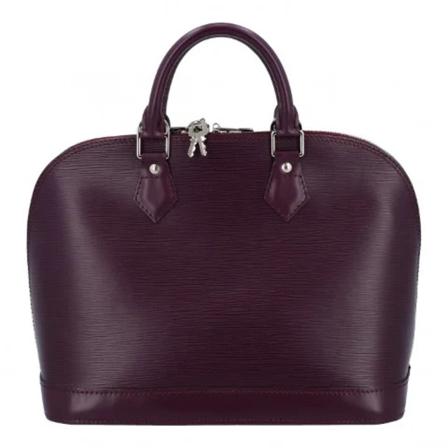 Louis Vuitton Vintage Pre-owned Læder hndtasker Lilla, Dame Vintage Tasker, Størrelse: ONE Size