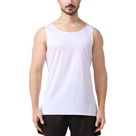 Ärmlösa Toppar För Män I Enfärgad T-shirt