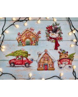 Plast canvas Jul 5-pak - LetiStitch