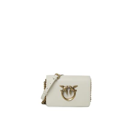 Pinko, Cross Body Bags Wit, Dames, Maat:ONE Size