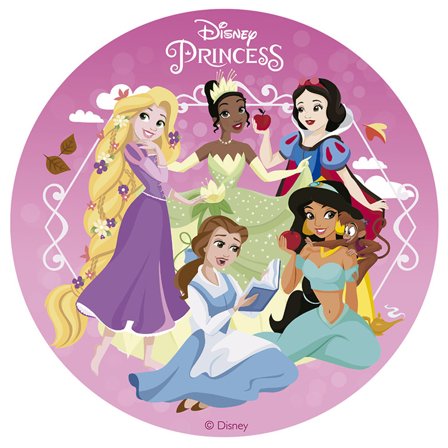 Disney Prinsessor Tårtbild 15,5cm - Partyninja.se