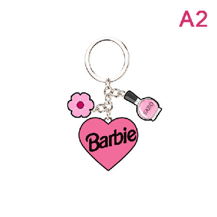 Fashion Barbie nøglering til kvinder Kawaii piger rygsæk tegnebog A2