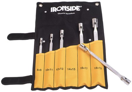 Ironside 117011 Lednyckelsats 6 delar, 8-19 mm, i väska, Skruva