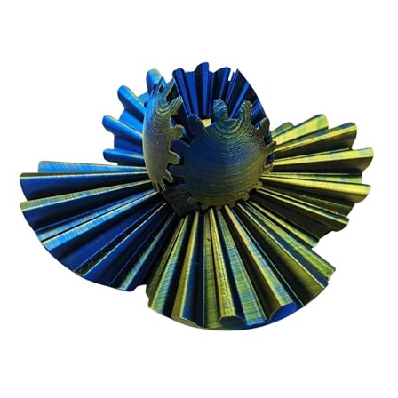 3D-tryckt boll roterande fidgets spinners boll rolig 3D-tryckt stressavlastande leksak för barn vuxna