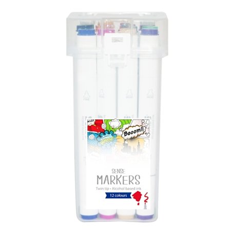 Sense Markers 12 kpl pakkaus