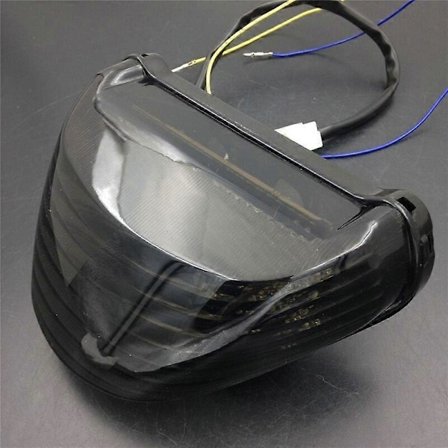 Ny motorsykkel LED baklykt for Kawasaki Ninja ZX12R 2000-2005 Røykfarget