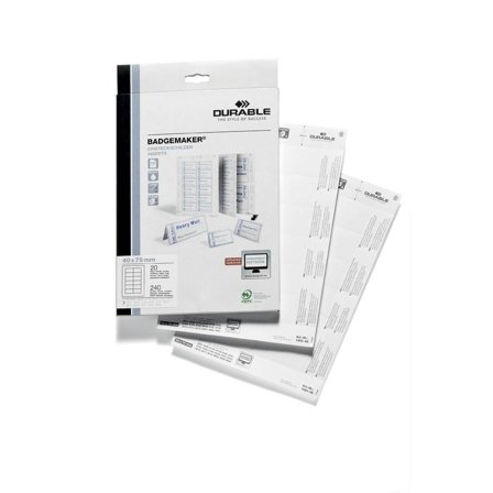 DURABLE For Name Badge Inserts 40 X