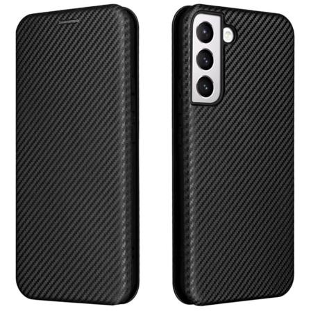 Samsung Galaxy S22 Plus Fodral Kolfiber Textur Svart