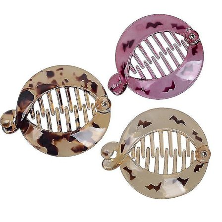 Nya 3-pack Banan Hårklämmor