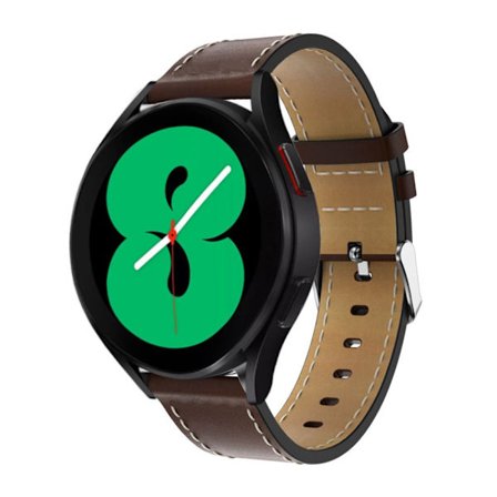 Klassiskt Läderarmband Samsung Galaxy Watch 6 44mm Brun