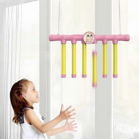 Opgraderet Refleksspil Fang Alle Faldende Pinde Spil Hånd-Øje Koordination Træningslegetøj Til Børn Og Voksne Justerbar Hastighed Fangstspil PK