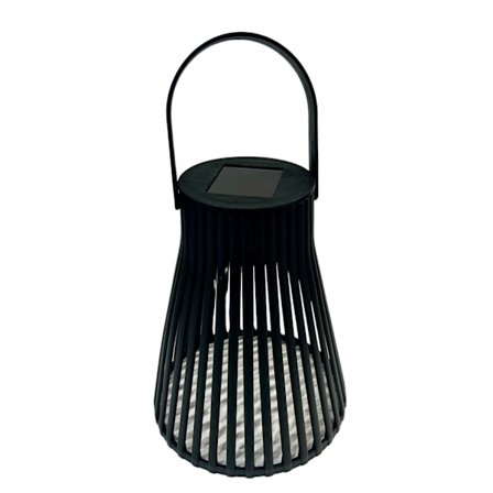 Solcellslampa Svart Lampa 14 cm
