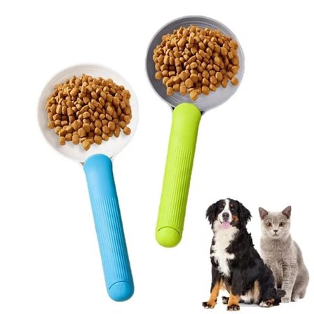 2 i 1 øse - Praktisk og holdbar fôringskopp for kjæledyrmat